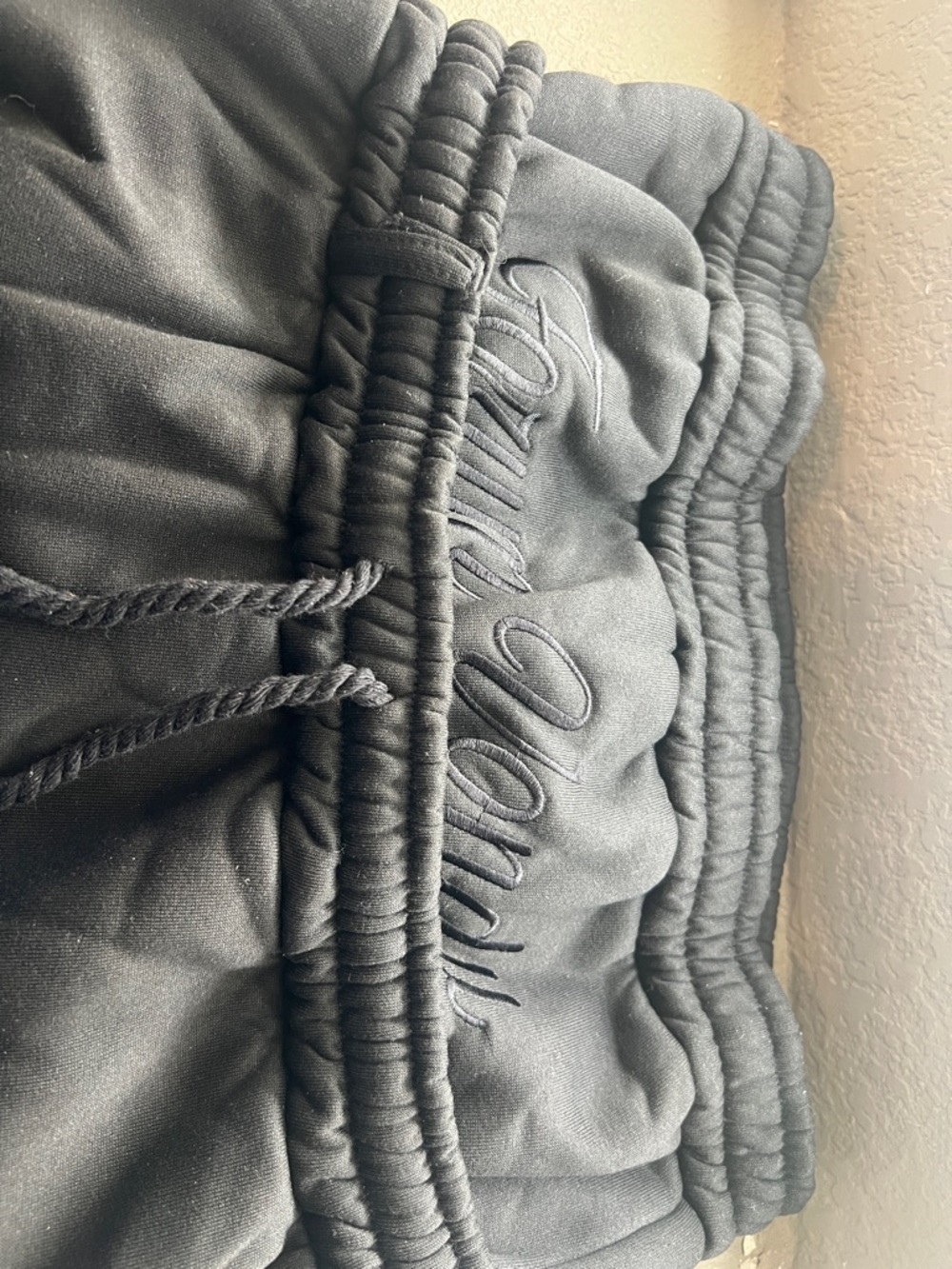 Forum Vondu Black Double Waist Sweatpants *NEW* - Picture 6 of 9